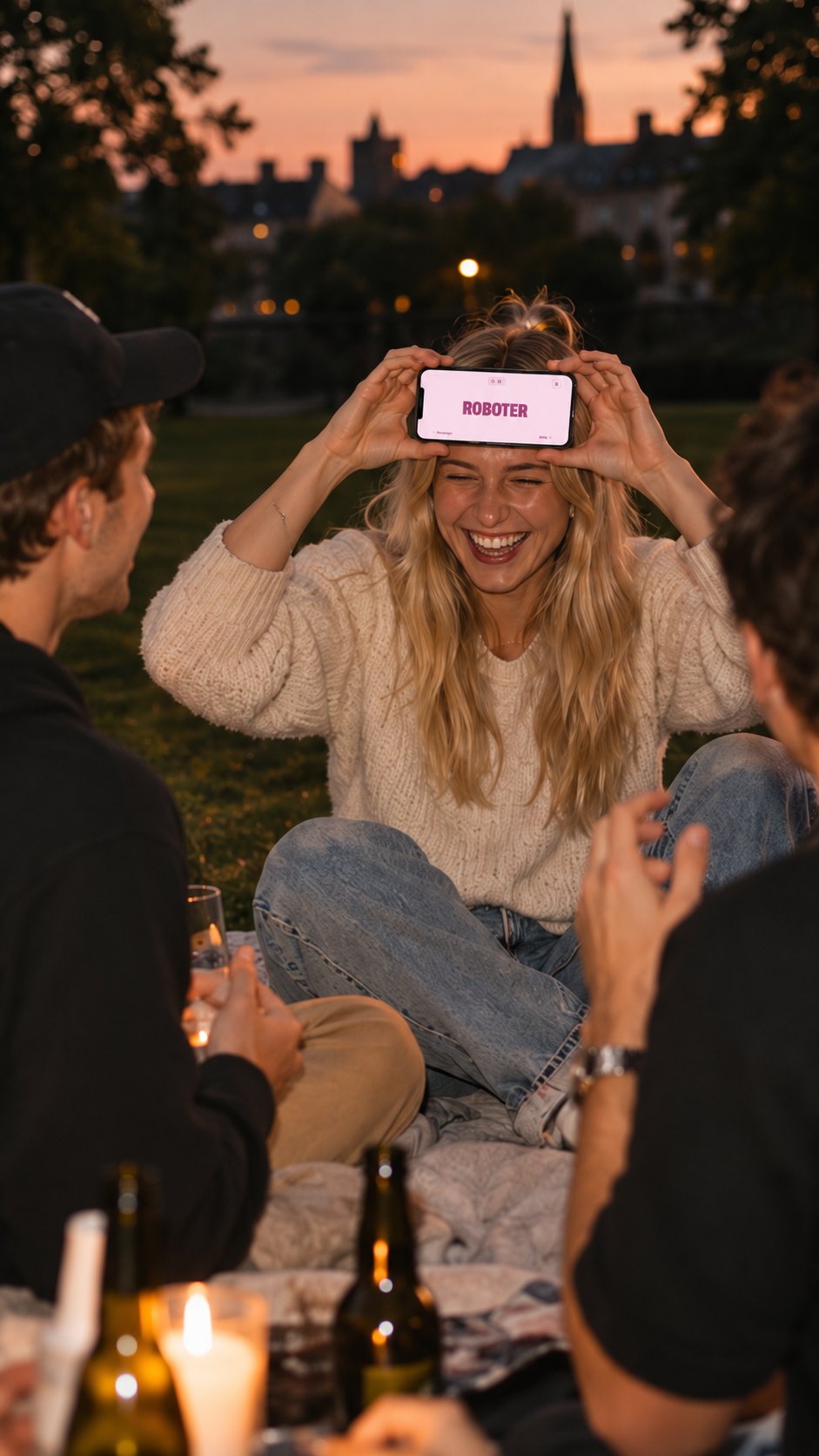 TalkUp beim Picknick im Park